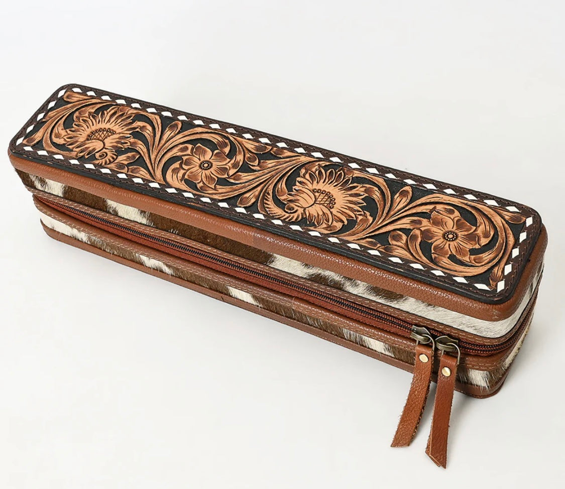 Cowhide Hair Tool Case