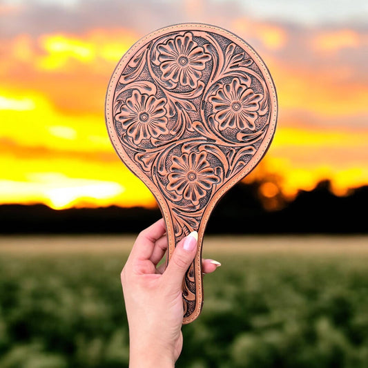 Hand Tooled mirror 