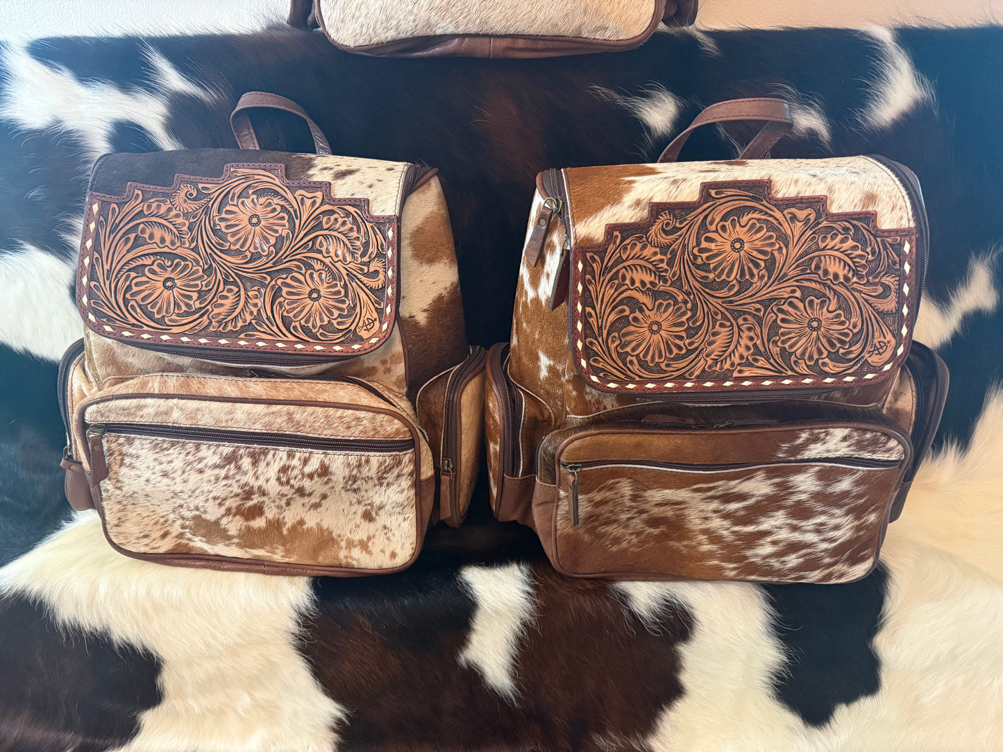 Backpack Hair On Hide Western Leather Women Bag