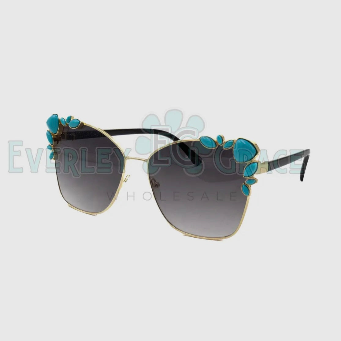 RETRO SUNGLASSES – New in 2 Frame options Turquoise stones